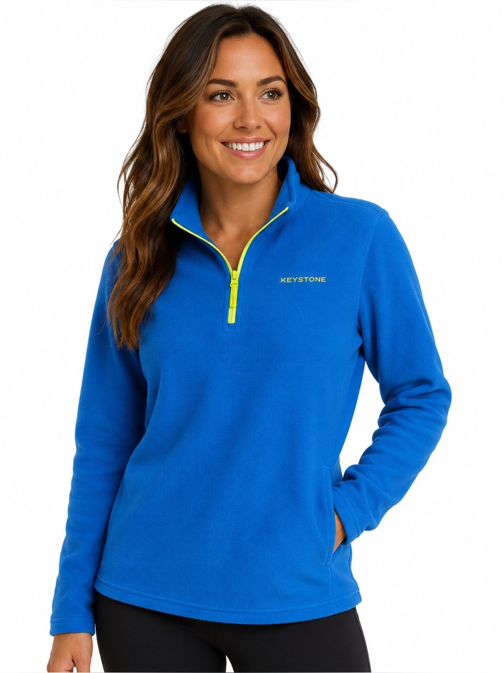 Outfitter Trading Co Blue Performance Fleece Quarter Zip Pullover XL